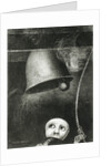 A Mask Sounds the Death Knell. Series: For Edgar Poe, 1882 by Odilon Redon