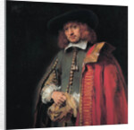 Portrait of Jan Six, ca 1654 by Rembrandt van Rhijn