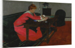 Misia at her desk, 1897 by Felix Edouard Vallotton