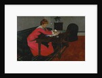 Misia at her desk, 1897 by Felix Edouard Vallotton