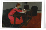Misia at her desk, 1897 by Felix Edouard Vallotton