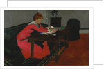 Misia at her desk, 1897 by Felix Edouard Vallotton