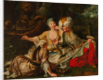 The Mangala Game, First half of the 18th cent by Jan Samuel Mock