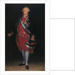 Charles IV in the Uniform of Colonel of the Guardias de Corps, 1800 by Francisco de Goya