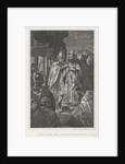 The coronation of Baldwin I on Christmas Day 1100, 19th century by Anonymous