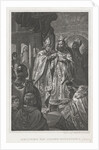 The coronation of Baldwin I on Christmas Day 1100, 19th century by Anonymous