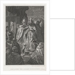 The coronation of Baldwin I on Christmas Day 1100, 19th century by Anonymous