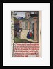 Edward III of England and Catherine Grandison. Miniature from Chroniques dAngleterre by Jean de Wav by Anonymous