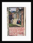 Edward III of England and Catherine Grandison. Miniature from Chroniques dAngleterre by Jean de Wav by Anonymous