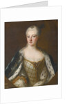 Portrait of Henriette Maria of Brandenburg-Schwedt by Antoine Pesne School