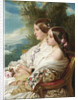 Queen Victoria and her cousin, the Duchess of Nemours, 1852 by Franz Xavier Winterhalter