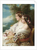 Queen Victoria and her cousin, the Duchess of Nemours, 1852 by Franz Xavier Winterhalter