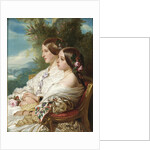 Queen Victoria and her cousin, the Duchess of Nemours, 1852 by Franz Xavier Winterhalter