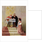 Bramante Showing Plans For Basilica of St. Peter To The Pope by Edwin Howland Blashfield