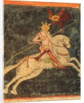 King Wladyslaw II. Jagiello. Fresco in the Trinity Chapel in Lublin, Early 15th century by Anonymous