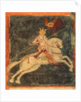 King Wladyslaw II. Jagiello. Fresco in the Trinity Chapel in Lublin, Early 15th century by Anonymous