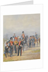Officers and Soldiers of the Life-Guards Dragoon Regiment, 1873 by Pyotr Ivanovich Balashov