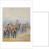 Officers and Soldiers of the Life-Guards Dragoon Regiment, 1873 by Pyotr Ivanovich Balashov