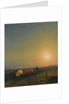 Ploughing the fields, Crimea, 1865 by Ivan Konstantinovich Aivazovsky