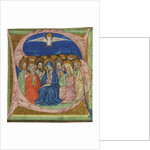 The Pentecost. Initial S from an manuscript Gradual, ca 1430 by Anonymous