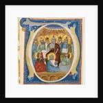 The Pentecost. Initial O from an Antiphoner, ca 1320 by Anonymous