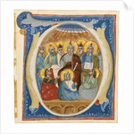 The Pentecost. Initial O from an Antiphoner, ca 1320 by Anonymous