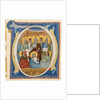The Pentecost. Initial O from an Antiphoner, ca 1320 by Anonymous