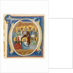 The Pentecost. Initial O from an Antiphoner, ca 1320 by Anonymous