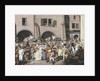 Bustling Marketplace, Prague, 1804 by Georg Emanuel Opiz