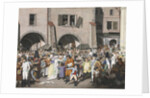 Bustling Marketplace, Prague, 1804 by Georg Emanuel Opiz