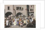 Bustling Marketplace, Prague, 1804 by Georg Emanuel Opiz