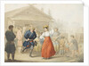 Merry-making Outside a Tavern by Georg Emanuel Opiz