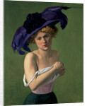 Le chapeau violet, 1907 by Felix Edouard Vallotton