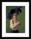 Le chapeau violet, 1907 by Felix Edouard Vallotton