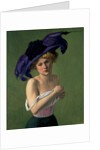 Le chapeau violet, 1907 by Felix Edouard Vallotton