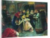 The forced tonsure, 1896 by Klavdi Vasilyevich Lebedev