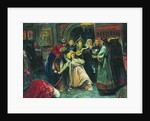 The forced tonsure, 1896 by Klavdi Vasilyevich Lebedev