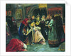 The forced tonsure, 1896 by Klavdi Vasilyevich Lebedev