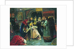 The forced tonsure, 1896 by Klavdi Vasilyevich Lebedev
