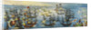The Spanish Armada off the south coast of England, 1588 by Monogrammist VHE