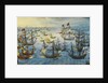 The Spanish Armada off the south coast of England, 1588 by Monogrammist VHE