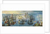 The Spanish Armada off the south coast of England, 1588 by Monogrammist VHE