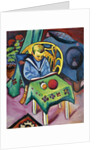 Boy with book and toys, 1912 by August Macke