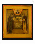Saints Zosima and Savvatiy of Solovki, Late 18th cent by Russian icon