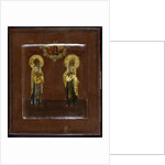 Saints Gurias of Kazan and Varsonofius of Tver, 17th century by Russian icon