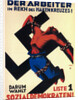 The worker under the swastika state! Therefore choose list 1, the Social Democrats!, 1932 by Karl Geiss