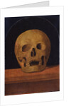 Memento mori. The back side of the triptych, 1500 by Mariotto Albertinelli