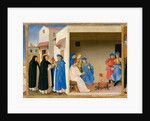 The Dispute of Saint Dominic and the Miracle of the Book (Predella of the retable The Coronation of by Fra Giovanni da Fiesole Angelico
