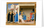 The Dispute of Saint Dominic and the Miracle of the Book (Predella of the retable The Coronation of by Fra Giovanni da Fiesole Angelico