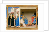 The Dispute of Saint Dominic and the Miracle of the Book (Predella of the retable The Coronation of by Fra Giovanni da Fiesole Angelico